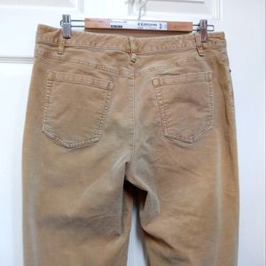 Coldwater Creek Soft Tan Cord Jeans
